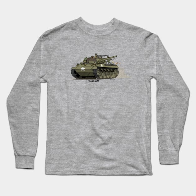 The Dogs of War: M18 Hellcat Long Sleeve T-Shirt by Siegeworks